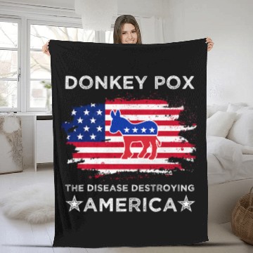 Discover Donkey Pox The Disease Destroying America Donkey Pox Fleece Blankets