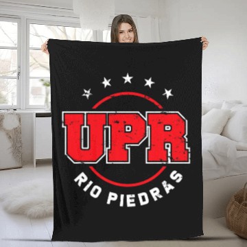 Discover university puerto rico puerto rican student Fleece Blankets