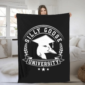 Discover Silly Goose University Funny School Student Meme 2 Baseball Tees Fleece Blankets