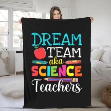 Discover Dream Team Aka Science Teachers Science Teacher Life Zip Fleece Blankets