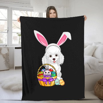 Discover Poodles Easter Egg Funny Poodle Easter Poodle dog Baseball Tees Fleece Blankets