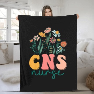 Discover Groovy Wildflower Clinical nurses Supervisor Tees Baseball Tees Fleece Blankets