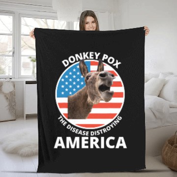 Discover Donkey Pox T  The Disease Destroying America Funny 21 Baseball Tees Fleece Blankets