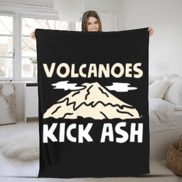 Discover Volcanoes Kick Ash 3 Baseball Tees Fleece Blankets