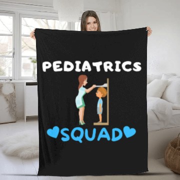 Discover Pediatric Squad Childs Doctor Baby nurses Nursing Student 1 Baseball Tees Fleece Blankets