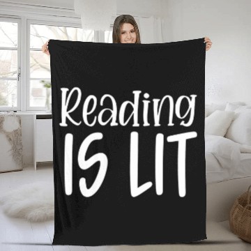 Discover funny educator book reading teacher principal student Fleece Blankets