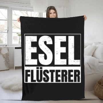 Discover Donkey whisperer gift for donkey lovers Fleece Blankets