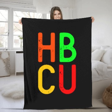 Discover HBCU Historically Black College University Student HBCU Grad Fleece Blankets