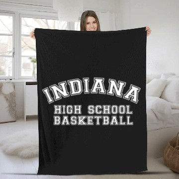 Discover High School Basketball Graphic for Students Fans Zip Fleece Blankets