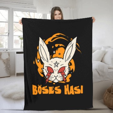 Discover Skeletons Skulls Evil Hasi Halloween Costume Horror Bunny Evil Rabbit Skull Baseball Tees Fleece Blankets