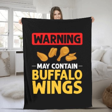 Discover Buffalo Wings Fried Chicken Hot Wing Sauce 222 Fleece Blankets