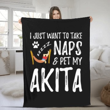 Discover Akita Mom Nap Funny Dog Mom Gift Idea Baseball Tees Fleece Blankets