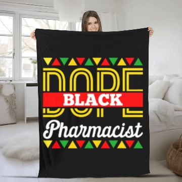 Discover Dope Black Pharmacist African American Pride BLM Pharmacist Baseball Tees Fleece Blankets