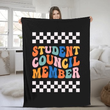 Discover Student Council Member World Student Day Baseball Tees Fleece Blankets