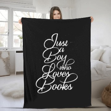 Discover Funny Book Lover Graphic for Men and Boys Librarians Readers Fleece Blankets