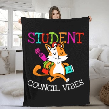 Discover Student Council Vibes 9 Fleece Blankets