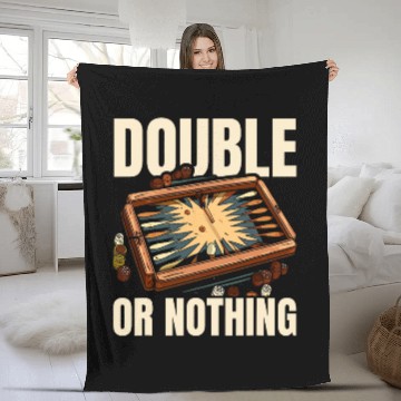 Discover Backgammon Player Strategy Board Game Dice Game 4 Baseball Tees Fleece Blankets