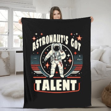 Discover Astronauts Got Talent Funny Graphic Tees Zip Fleece Blankets