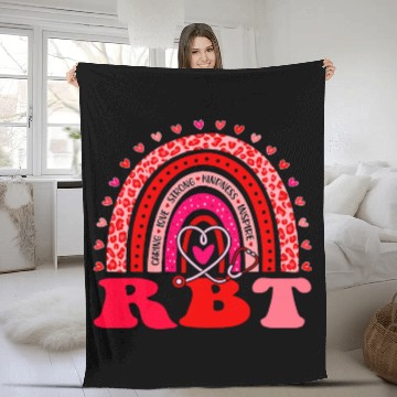 Discover RBT ABA Therapy Rainbow Leopard Print Valentines Day nurses Baseball Tees Fleece Blankets
