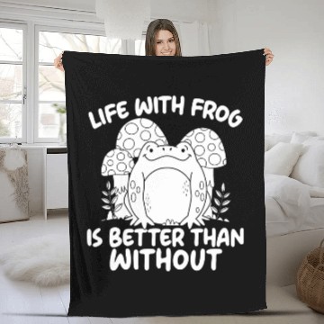 Discover Frog Amphibian Toad 1 Baseball Tees Fleece Blankets