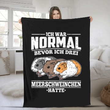 Discover Guinea Pig Ich wars Normal Bevor Ich 3 Guinea Pigs Fleece Blankets