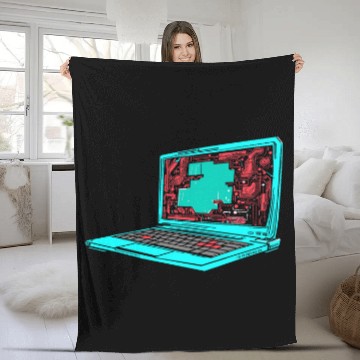 Discover Programmer Software Engineer Coding Developer Coder Fleece Blankets