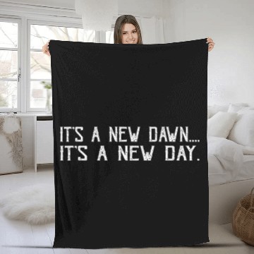 Discover Funny Black History Its A New Dawn Its A New day Fleece Blankets