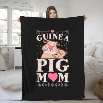 Discover Guinea Pig Mom 21 Baseball Tees Fleece Blankets