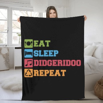 Discover Eat Sleep Didgeridoo Australia Aborigines Native American Music Baseball Tees Fleece Blankets