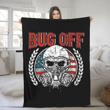 Discover Bug Off Exterminator Pest Control Technician Controller Baseball Tees Fleece Blankets