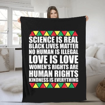 Discover Black History Month Science is real black lives matter 1 Baseball Tees Fleece Blankets