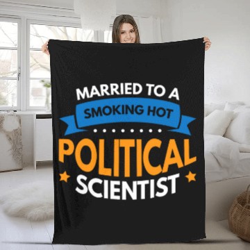 Discover Funny Political Scientist Political Science Pol Sci  4 Fleece Blankets