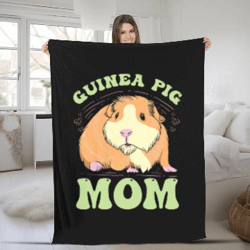 Discover Guinea Pig Mom 22 Zip Fleece Blankets