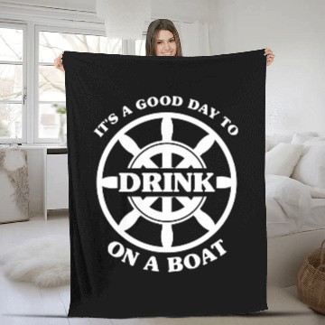 Discover Funny Pirate Ship 2Its A Good Day To Drink On A Boat Baseball Tees Fleece Blankets