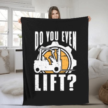 Discover Forklift Certified Forklift Operator Forklift 1 Fleece Blankets