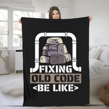 Discover Programmer Software Engineer Programming Coder Funny Coding Zip Fleece Blankets