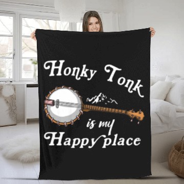 Discover Funny Banjo Bluegrass Bluebird Mandolin Kentucky 3 Fleece Blankets