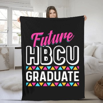 Discover Future HBCU Grad History Black College African Juneteenth 4 Zip Fleece Blankets