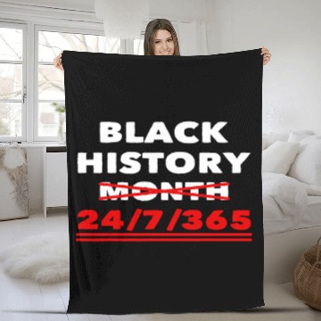 Discover Black History Month African American Gift 1 Fleece Blankets