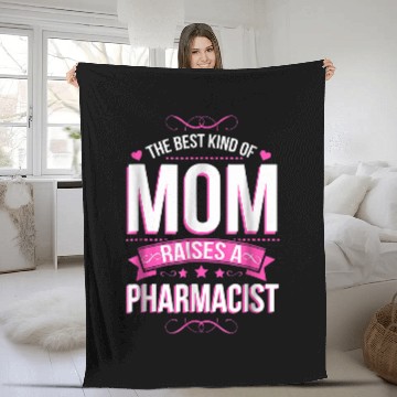 Discover Happy Mothers Day Mom Raises Pharmacist Plus Size Zip Fleece Blankets