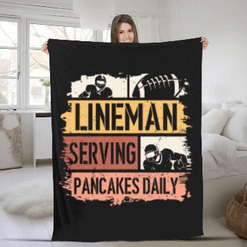Discover Lineman 1 Fleece Blankets