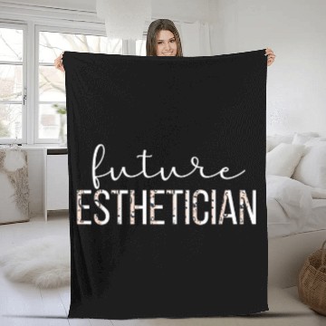 Discover Future Esthetician Esthetics Estheticians Zip Fleece Blankets