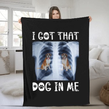 Discover Boxer Pet I Got That Dog in Me Xray Meme Funny German Baseball Tees Fleece Blankets