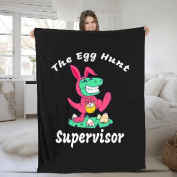 Discover Egg Hunt Supervisor Egg Hunt Easter Day Hunt Easter Bunny Baseball Tees Fleece Blankets