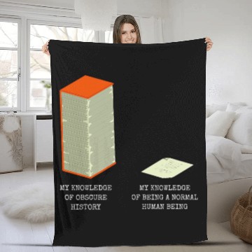 Discover Funny Useless Knowledge Meme History Buff Historian Nerd Baseball Tees Fleece Blankets