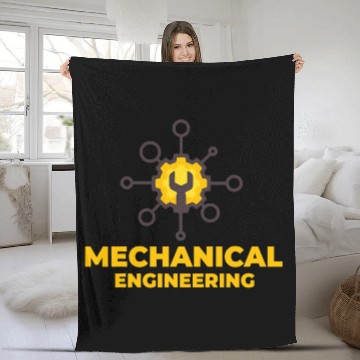 Discover Mechanical Engineering Technology Manager Engineer Student 12 Zip Fleece Blankets