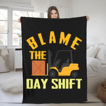 Discover Forklift Driver Forklift Operator Warehouse Worker Clerk Fun Fleece Blankets