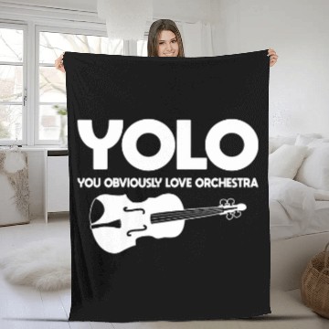 Discover Funny Cellist Funny Violin Cello Sheet Music Orchestra 2 Fleece Blankets