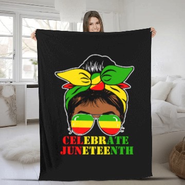 Discover Juneteenth African American Black History June 19 3 Fleece Blankets