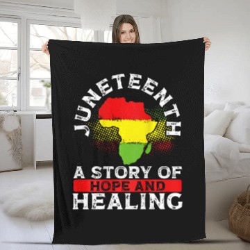 Discover Juneteenth A Story Of Hope And Healing Backprint Juneteenth Baseball Tees Fleece Blankets